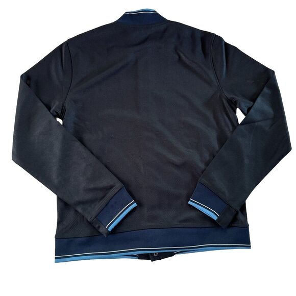 Ben Sherman Jacket Mens Navy Blazer Baseball Bomber Retro Stripe Accent Size S - Picture 2 of 13